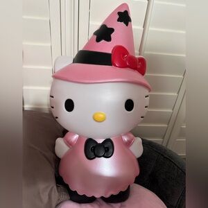 Hello Kitty Pink Witch Light Up Blow Mold
